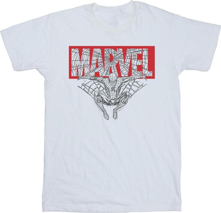 Spider Man Logo Red TShirt (L)