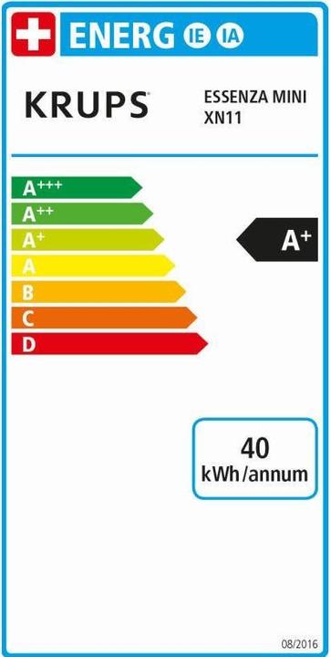 Energy Label Krups Nespresso Essenza Mini (NESPRESSO Original)