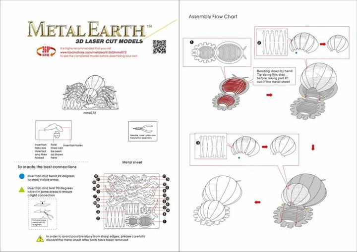 Produktbild Metal Earth Tarantula