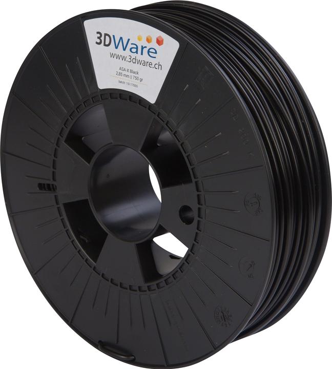 Dutch Filaments Filament (ASA-X, 2.85 mm, 750 g, Schwarz)