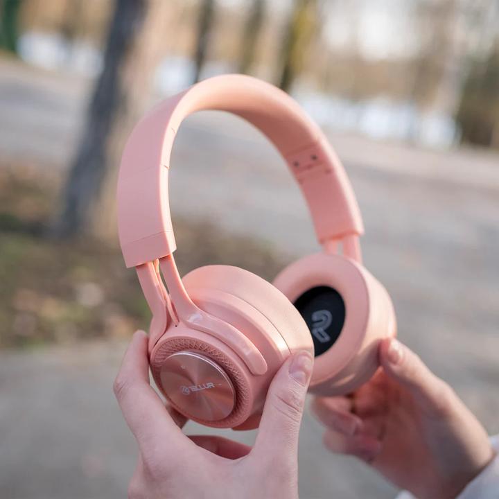 Productafbeelding Tellur Voel Bluetooth Over-Ear Koptelefoon Roze (ANC, 15 h, Draadloze)
