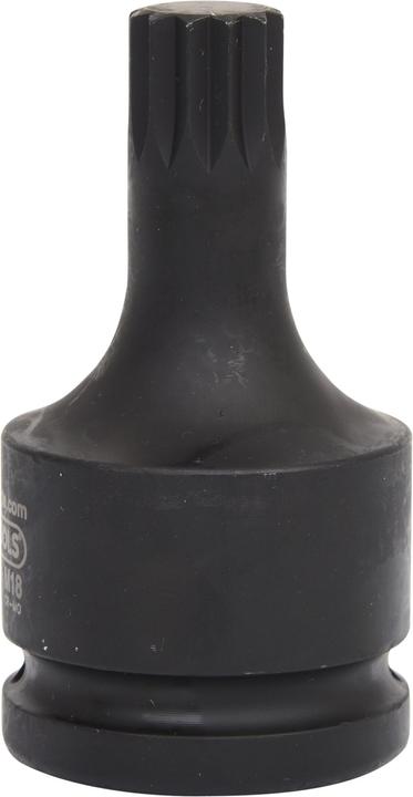 Produktbild KS Tools 3/4" Kraft-Bit-Stecknuss für Vielzahn(XZN®)-Schrauben, kurz