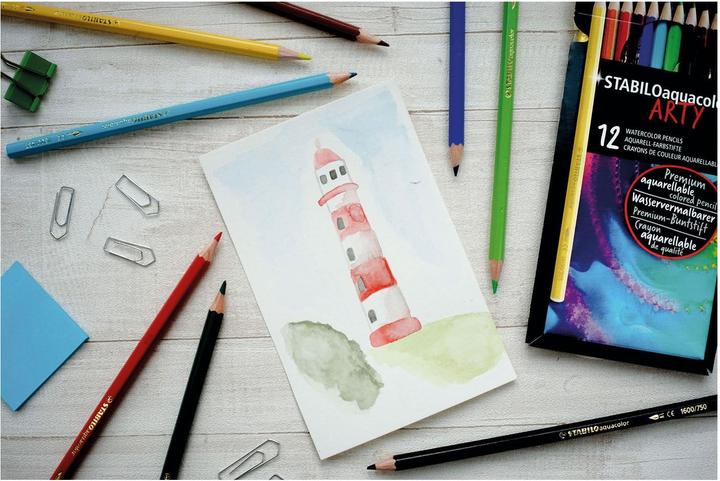 Produktbild STABILO Aquacolor 24er Etui Arty (Mehrfarbig, 24 x)
