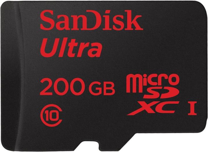 SanDisk microSDXC Ultra Premium UHS-I met adapter (200 GB, microSDXC, U1, UHS-I)
