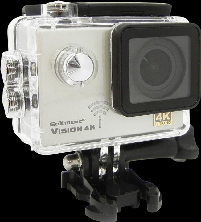 Actual product image Easypix GoXtreme Vision 4K ULTRA HD silver (24p, 4K, Wi-Fi)