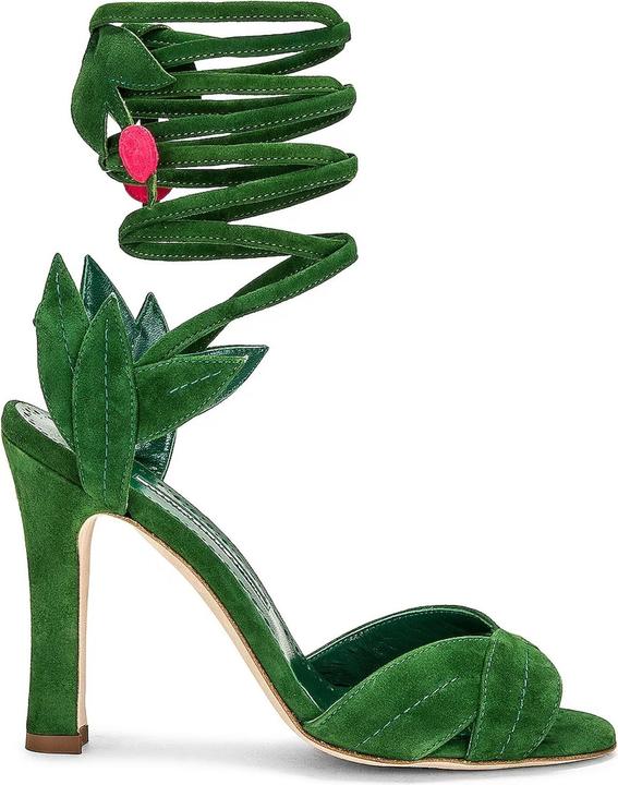 Manolo Blahnik Ossie 105 Wrap Sandals (38.5)