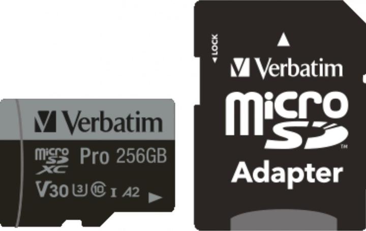 Image du produit Verbatim microSDXC-Card (256 Go, microSDXC, U3, UHS-I)