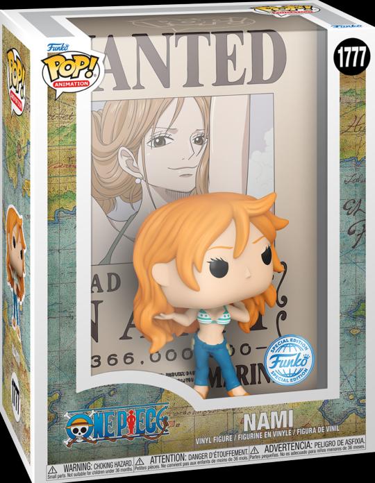 Actual product image Funko POP! Poster Wanted One Piece - Nami Exclusive