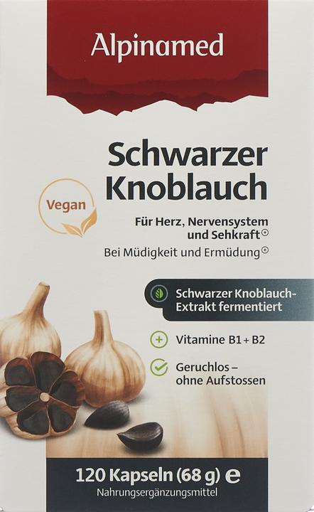 Actual product image Alpinamed Black garlic (120 Piece, Capsules, 103 g)