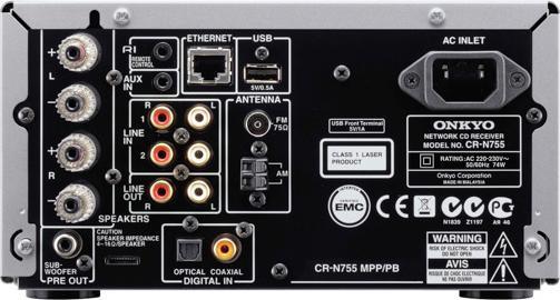 Actual product image Onkyo CR-N755, network CD receiver, DLNA, Spotify, vTuner (Receiver)