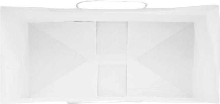 Image du produit VidaXL Sacs en papier kraft 250 pcs. avec anse Blanc 26x12x35 cm Sac en papier (Pochette cadeau, 250 x)