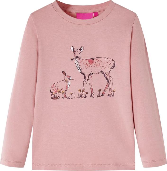 Produktbild VidaXL Kinder-Langarmshirt Rosa 116,Material: 95 % Baumwolle. 5 (116)