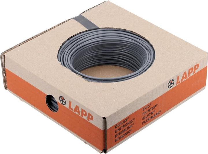 Actual product image Lapp PVC cable H05V-K 1 x 1mm² 100m grey (100 m)