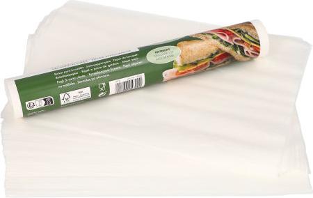Immagine prodotto Papstar Carta sandwich, (L)250 x (L)300 mm, biancaá (100 x)