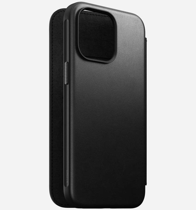 Produktbild Nomad Modern Leather Folio iPhone 15 Pro Max Schwarz (Apple iPhone 15 Pro Max)