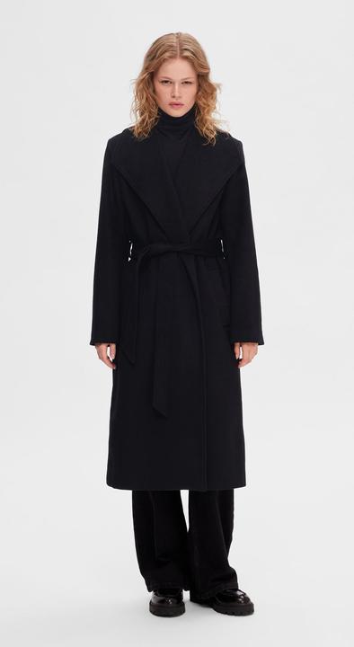 Produktbild Selected Femme Begürtelter Wollmantel (38)