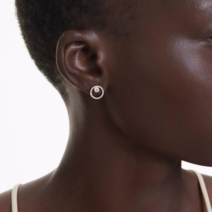 Image du produit Swarovski Constella Boucles d'oreilles rondes or blanc rose (Métal Swarovski)