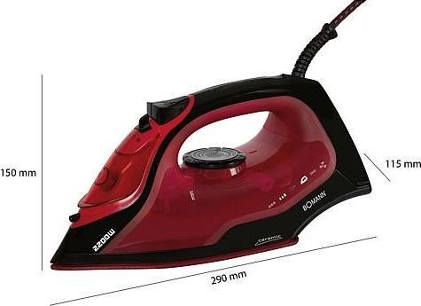 Productafbeelding Bomann DB6035CB zwart / rood (2200 W)