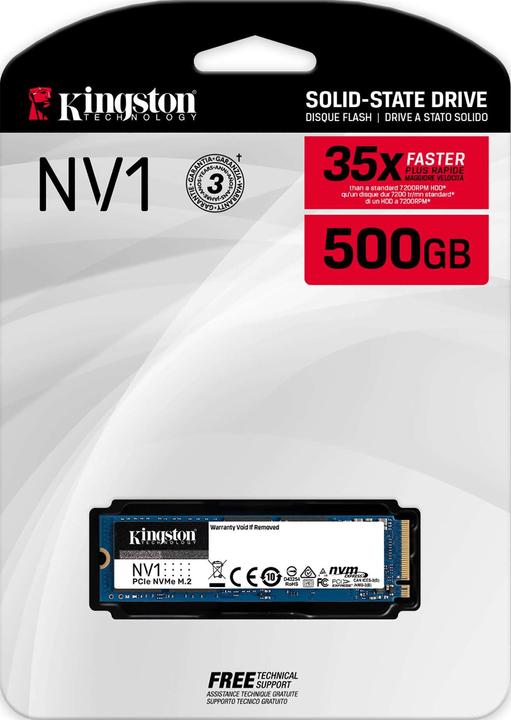 Produktbild Kingston NV1 (500 GB, M.2 2280)