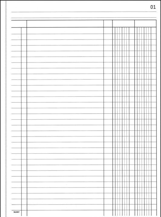 Immagine prodotto Favorit Colonne senza carta carbone con carta autocopiante (100 x)