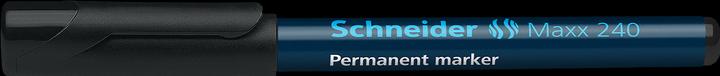 Produktbild Schneider Permanentmarker Maxx 240 Strichstärke: 1-2 mm Schreibfarbe: schwarz (Schwarz, 2 mm, 10 x)