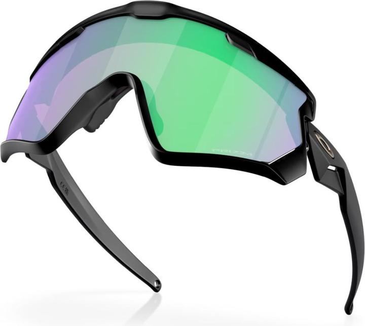 Actual product image Oakley Wind Jacket 2.0 (Mat Black, Prizm road jade)