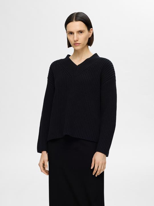 Produktbild Selected Femme V-Ausschnitt Strickpullover (XS)