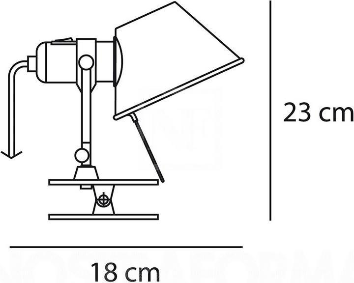 Immagine prodotto Artemide Tolomeo Pinza (615 lm, E27)