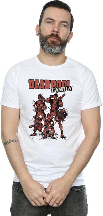 Actual product image Mens Deadpool Family Group T-Shirt (S)