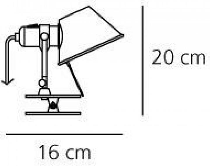 Immagine prodotto Artemide Tolomeo Micro Pinza (267 lm, E14)