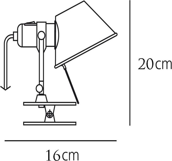 Image du produit Artemide Tolomeo Micro Pinza LED (400 lm)