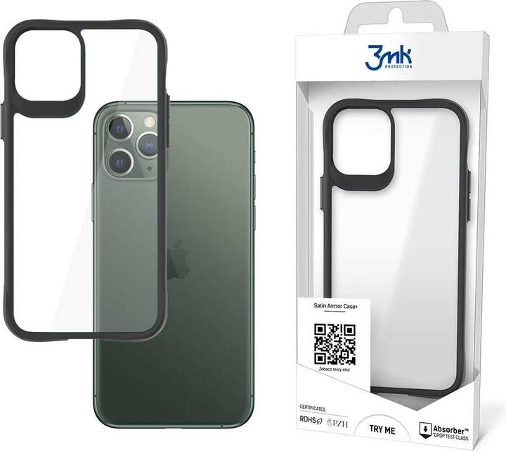 3MK SatinArmor + Case for iPhone 11 Pro Max Military Class (Apple iPhone 11 Pro Max)