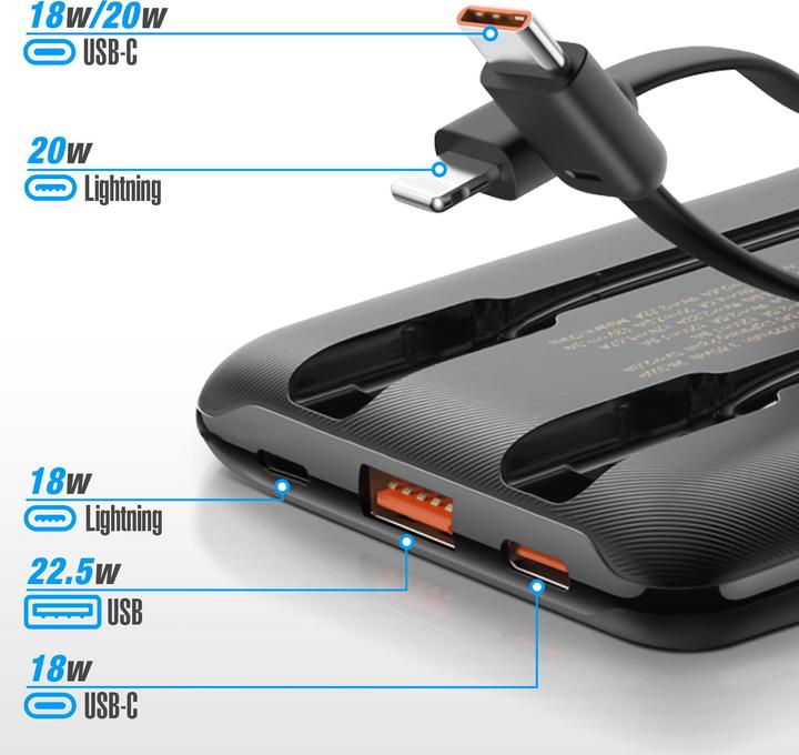 Produktbild Veger C11 (10000 mAh, 22.50 W, 38.50 Wh)
