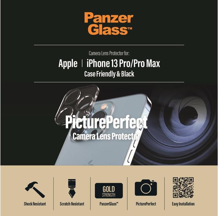 Immagine prodotto PanzerGlass Protezione della macchina fotografica (1 Pezzo/i, Apple iPhone 13 Pro Max, Apple iPhone 13 Pro)