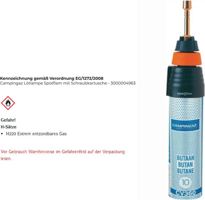 Produktbild Campingaz Lötgerät Spotflam