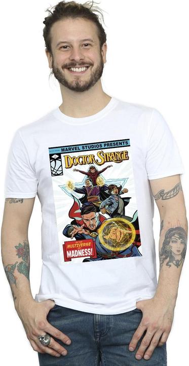 Actual product image Mens Doctor Strange Comic Cover T-Shirt (L)