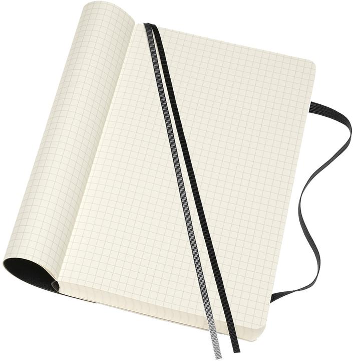 Actual product image Moleskine L/A5 - Notebook - extended version (A5, Checked, Soft cover)