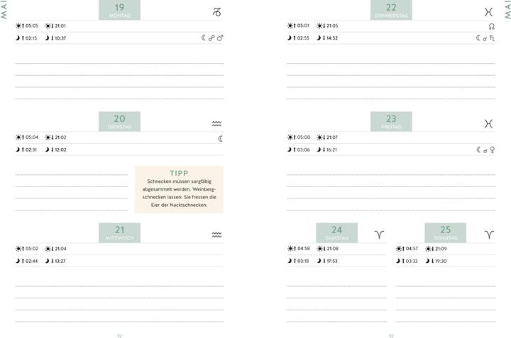 Produktbild Mein Gartenkalender 2025 (Deutsch)