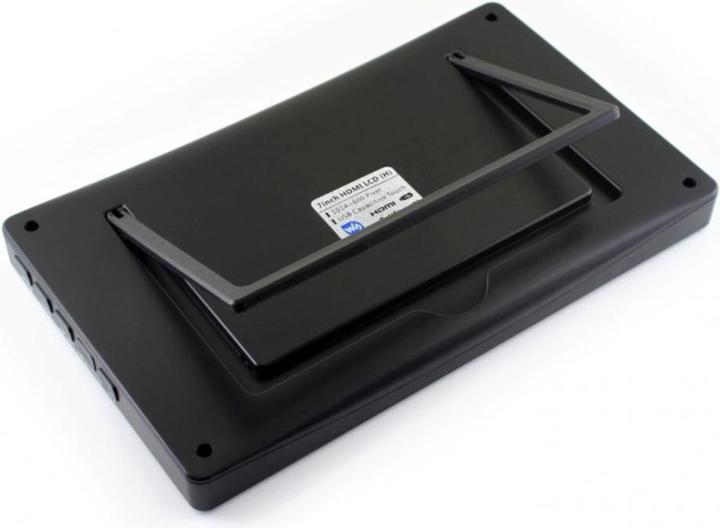 Produktbild WaveShare 7inch HDMI Capacitive Touch Screen 1024x600 mit Gehäuse
