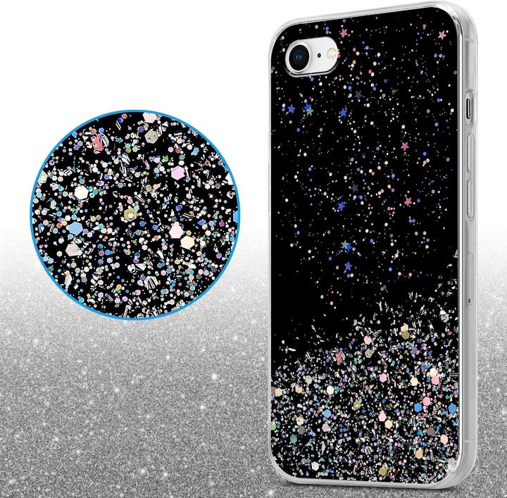 Actual product image Cadorabo TPU cover sparkling glitter (Apple iPhone 7, Apple iPhone SE (2nd Gen))