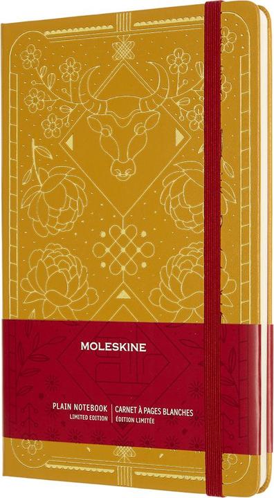 Produktbild Moleskine Notizbuch Jahr Des Ochsen A5 853773 blanko, gold, 240 Seiten (13 x 21 cm, Blanko, Harter Einband)