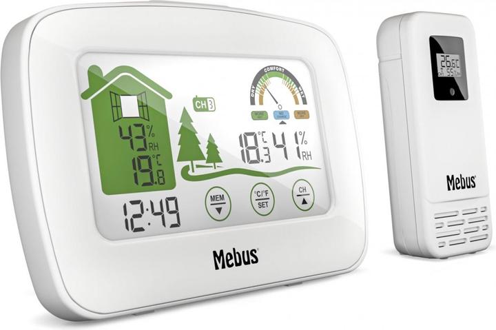 Actual product image Mebus 40903 Radio weather station