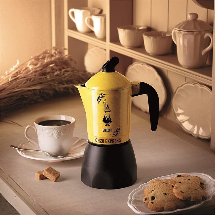Actual product image Bialetti Orzo Express - Mocha pot - Aluminium - Black - Aluminium - 4 cups - Orzo E (4 T.)
