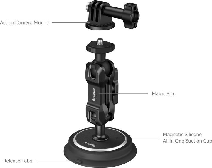 Actual product image SmallRig Magic Arm Magnetic Suction Cup (Various)