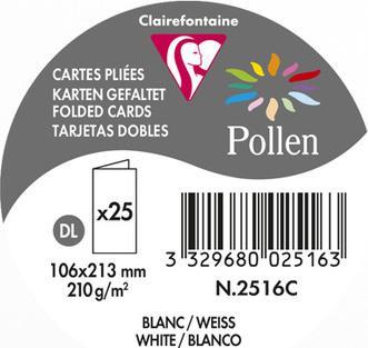 Produktbild Pollen Doppelkarte (210 g/m², 25 x, 106 x 213 mm)