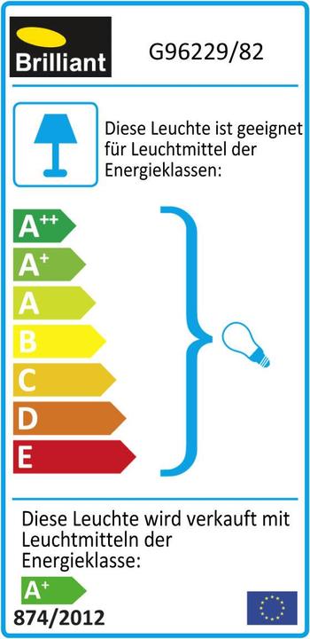 Energie-Label Brilliant Hanni (240 lm, GU10, IP23)