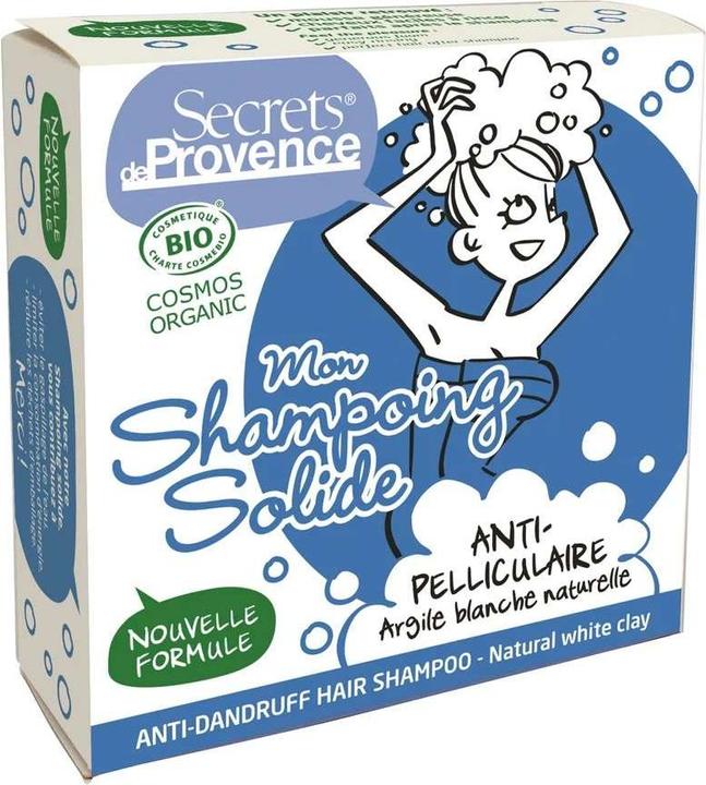 Secrets de Provence Shampoo Anti-Dandruff COSMOS (Festes Shampoo)