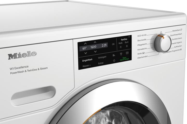 Produktbild Miele Waschmaschine WEJ885 WPS PowerWash&TwinDos&Steam (9 kg, Rechts)