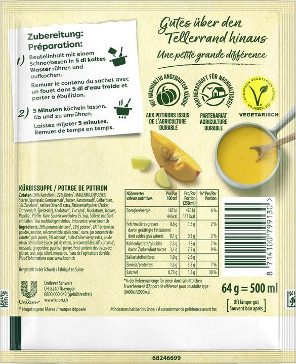 Actual product image Knorr Pumpkin soup