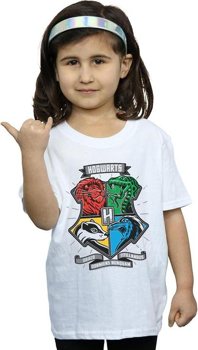 Immagine prodotto Hogwarts Toon Crest Maglietta Ragazze (116)